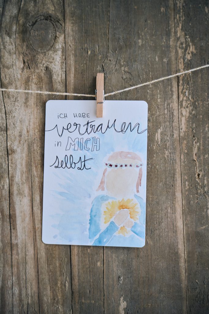 Ich habe vertrauen in mich selbst