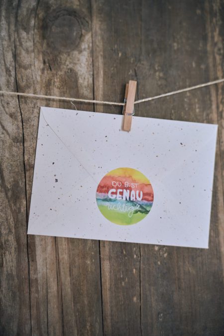 Du bist genau richtig Sticker