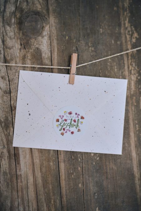 Du bist ein Geschenk Sticker