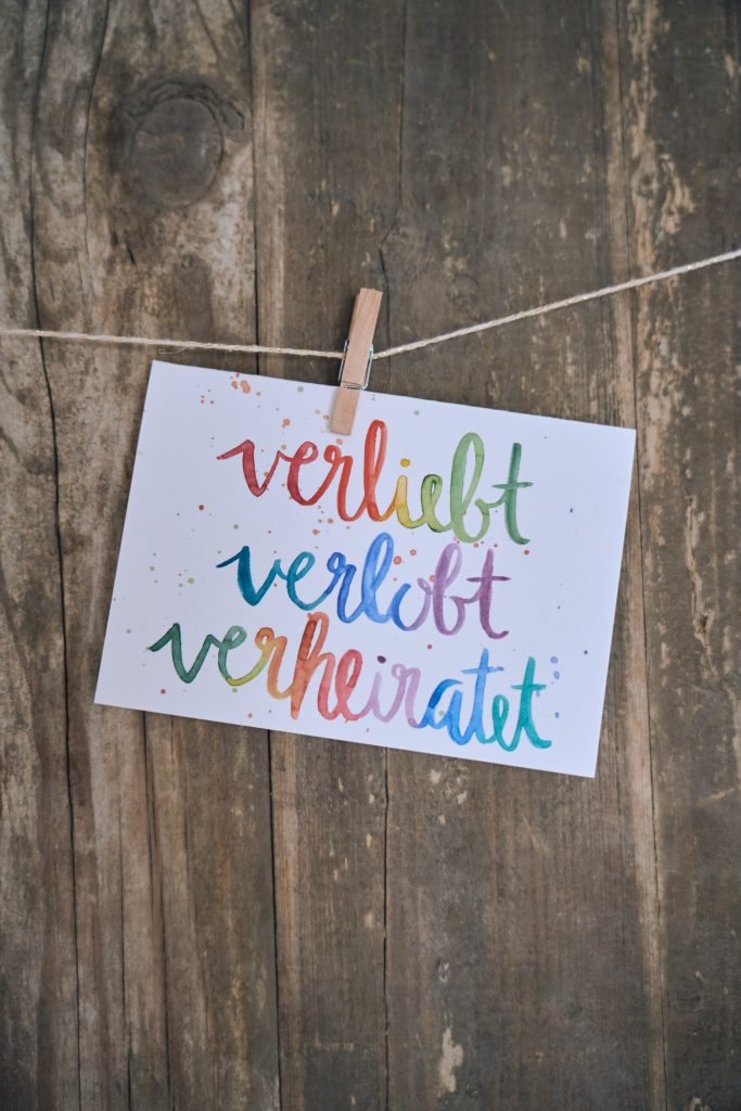 verliebt, verlobt, verheiratet A6